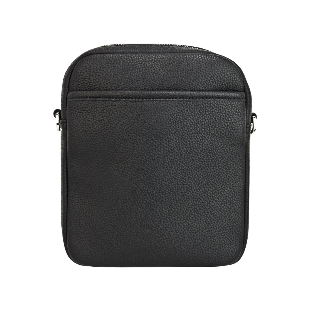 Art Crossbody Bag Vegan Leather Bag, Backside