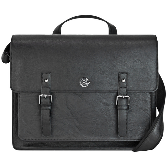 Aaron Postman Vegan Leather Bag, Front Latch